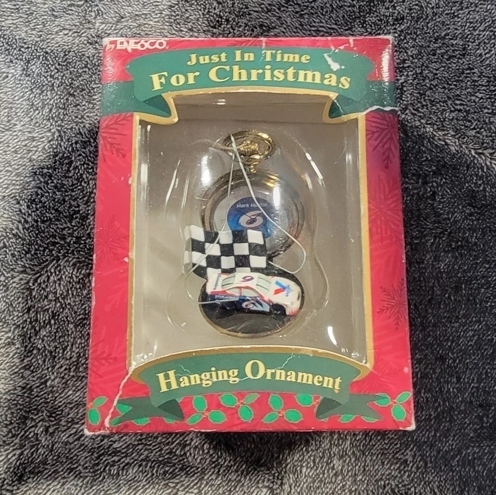 Vintage Enesco Mark Martin Nascar Ornament